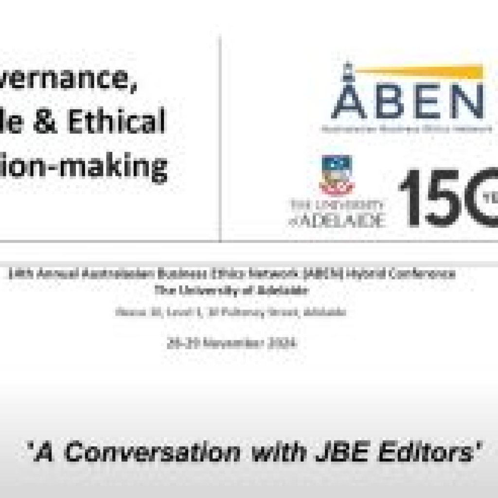 JBE Round Table ABEN conference 2024